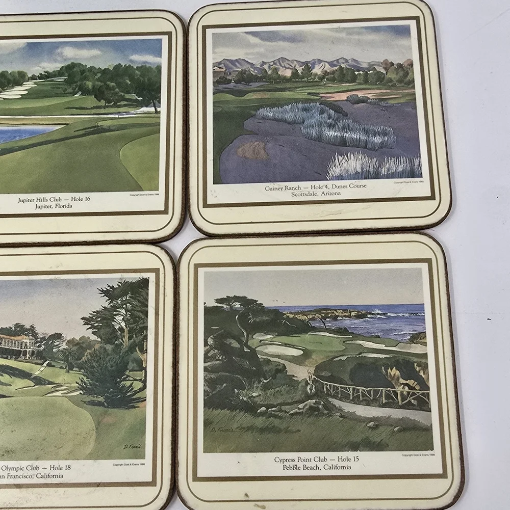 Pimpernel costers cork backed Irish Golfing‎ Greats Irish Heritage series boxed